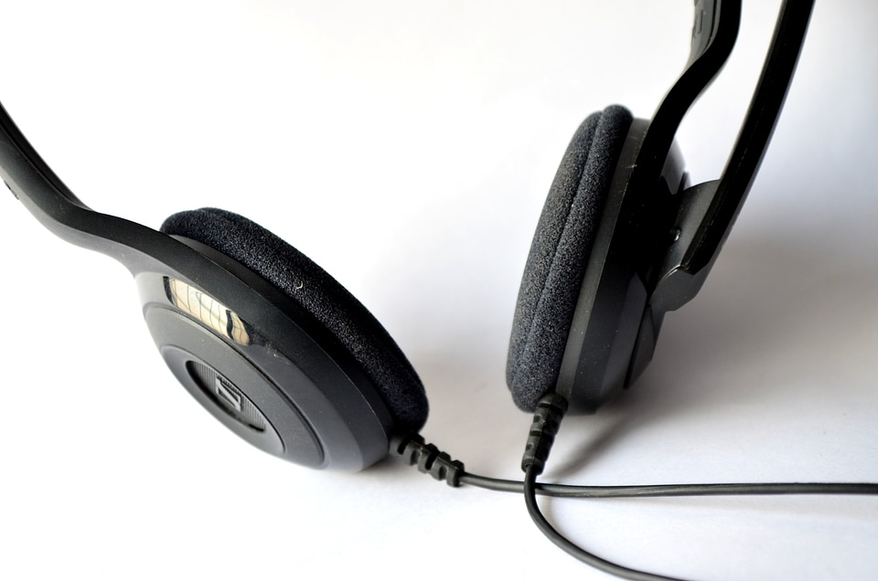 Headphones Closeup