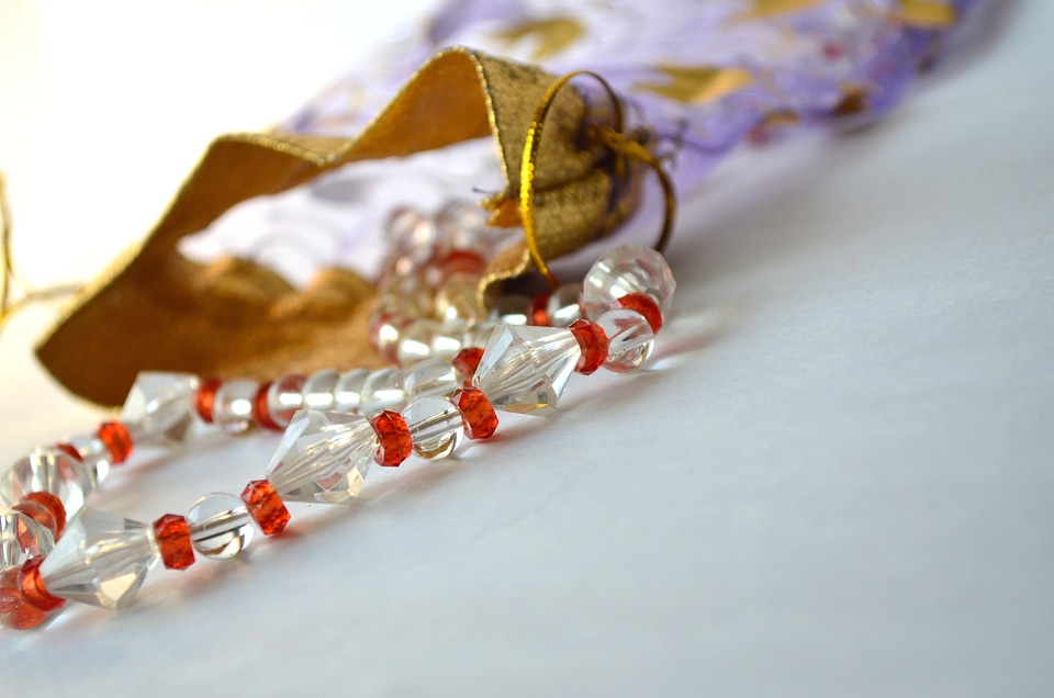 Bag Necklace Beads