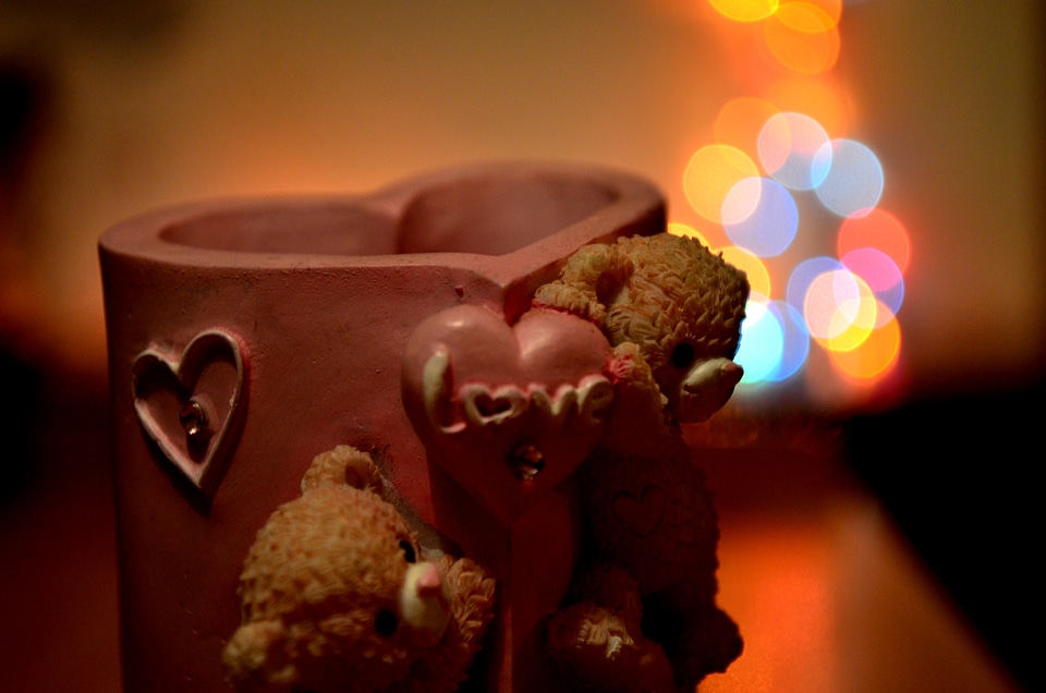 Love Teddy Bears Bokeh