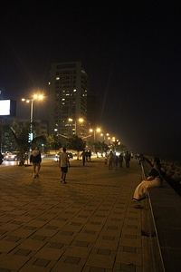 Night Street People Walking photo
