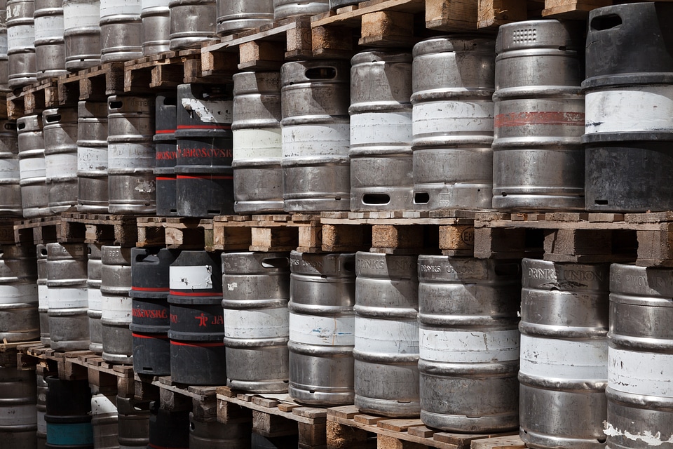 Alcohol container steel