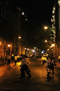 Streets Of Mumbai Night photo