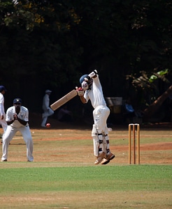 Batsman Shot Playing