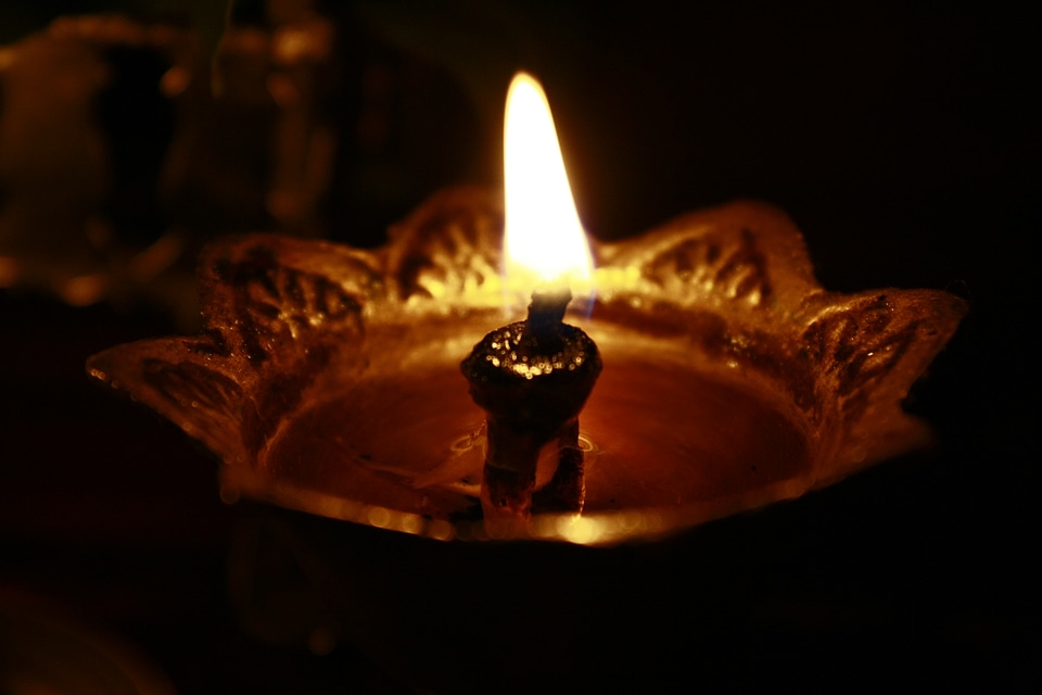 Diya Lamp Flame Hinduism