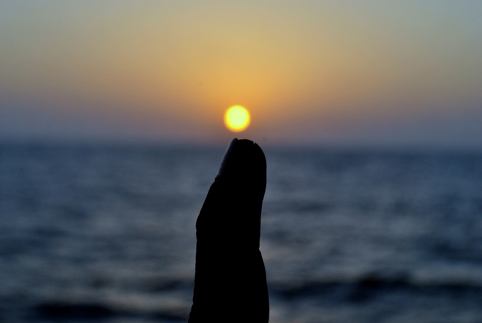 Finger Sea Sunset