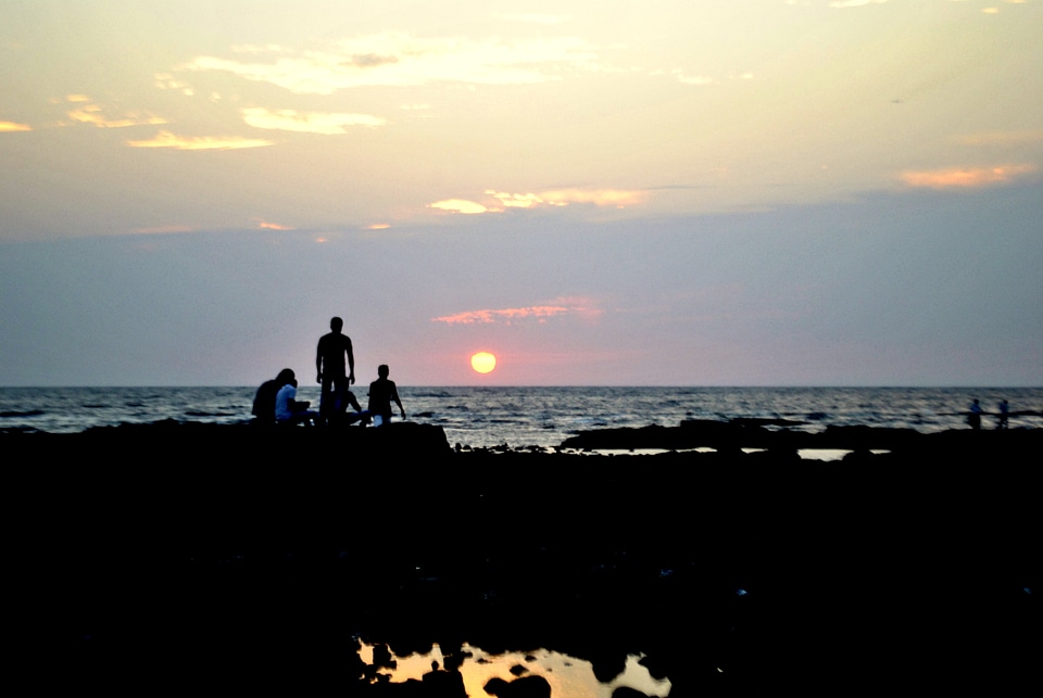 Friends Sunset Rocks