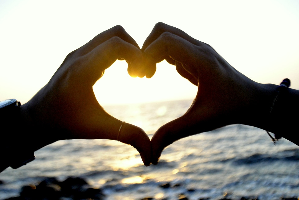 Heart With Hands Couple