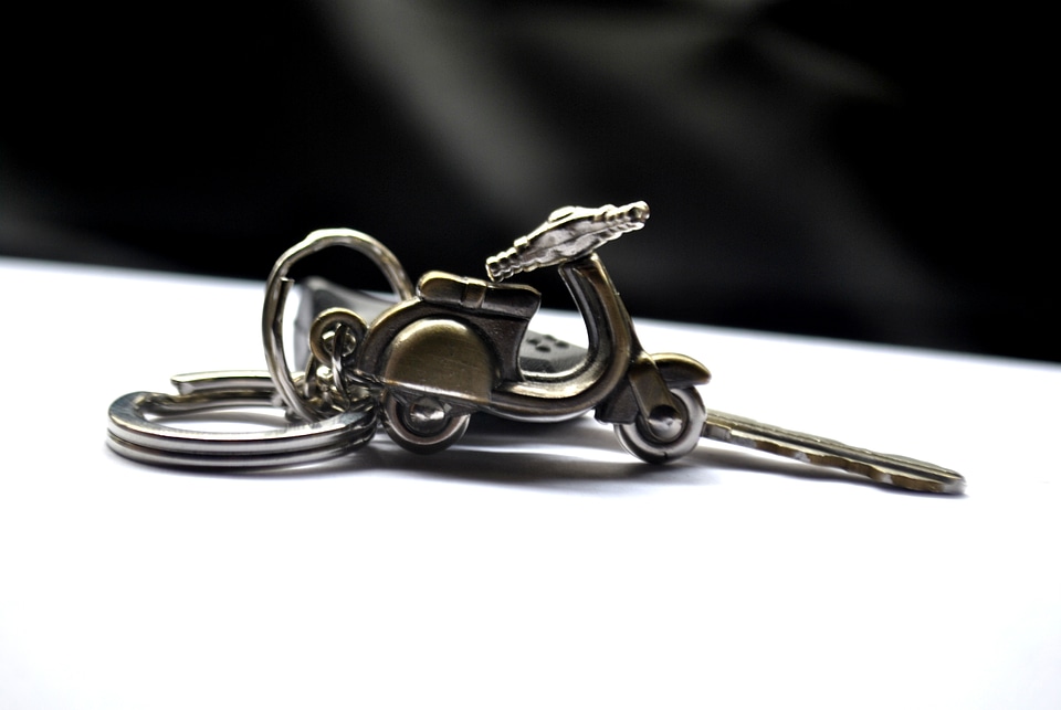 Keychain Scooter Metal
