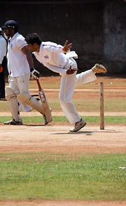 Sports Cricket Bowling photo