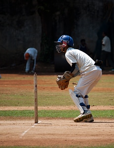 Wicket Keeper Sports Cricket photo