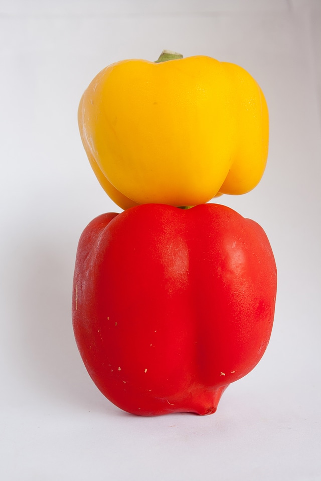 Bell Pepper Yellow Red photo