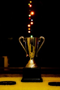 Bokeh Lights Award Trophy