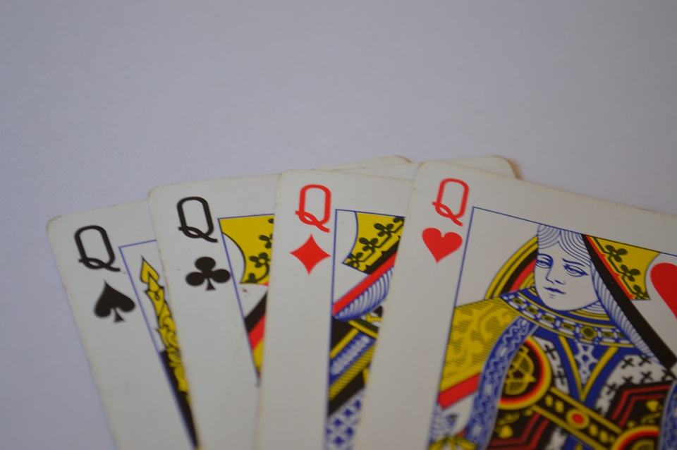 All Four Queens Playing Cards