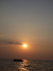 Beautiful Sunset Boat