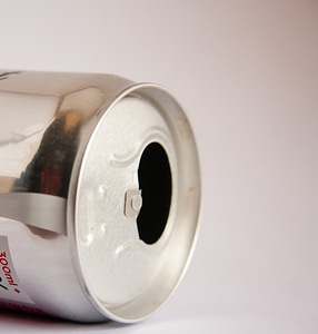 Side View Soft Drink Can photo