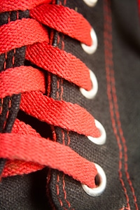 Black Shoes Red Lace