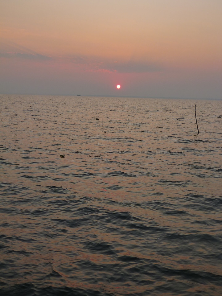 Lovely Sunset Sea Ocean Waves