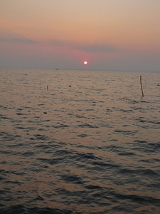 Lovely Sunset Sea Ocean Waves