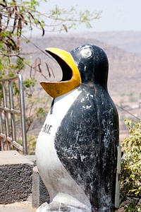 Penguin Shaped Dustbin photo