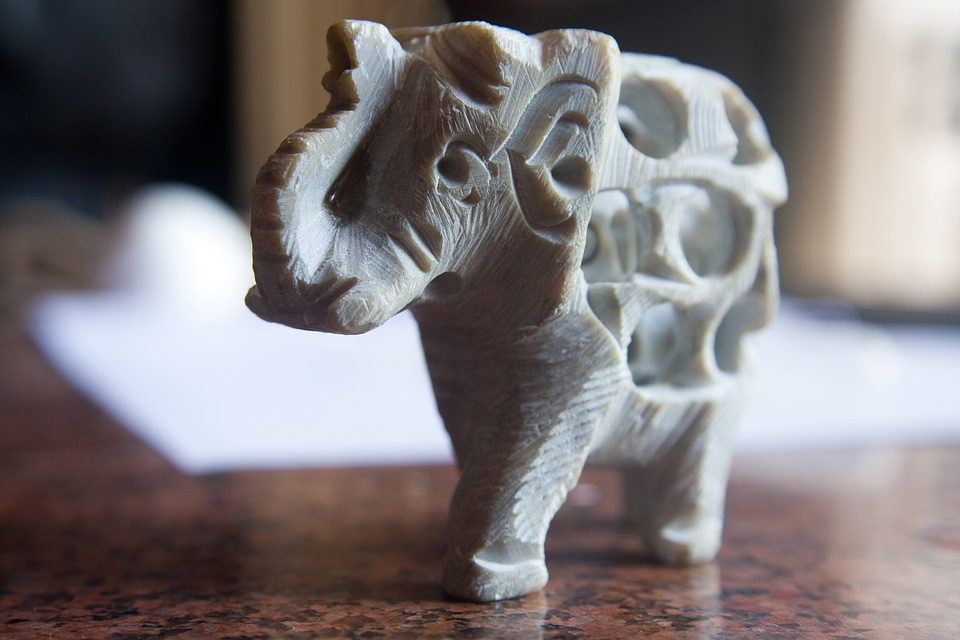 Elephant Show Piece