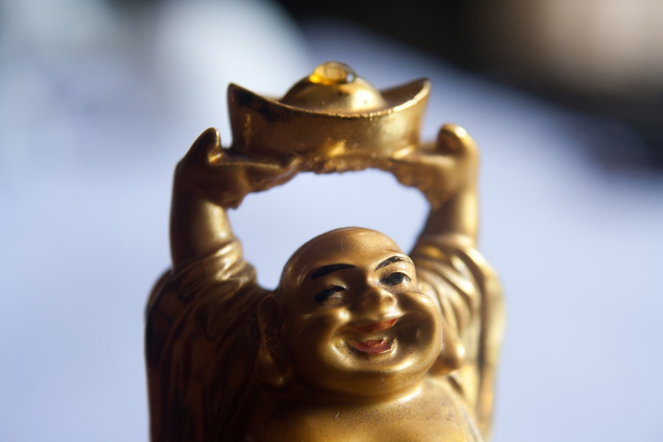 Laughing Buddha Figure