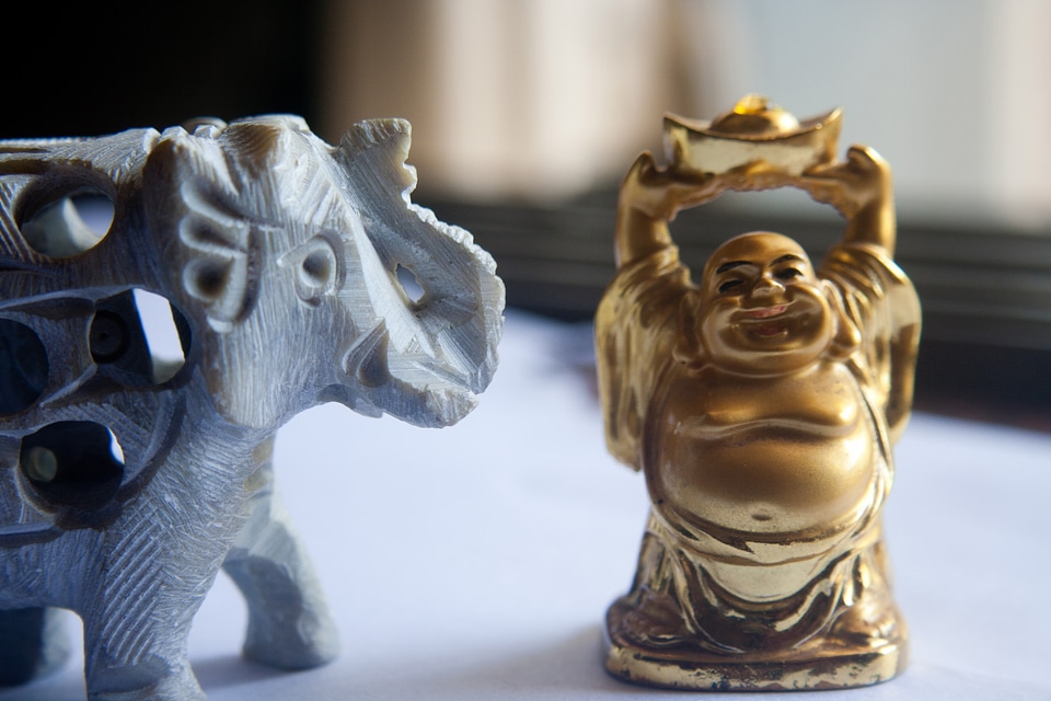 Statue Buddha Elephant
