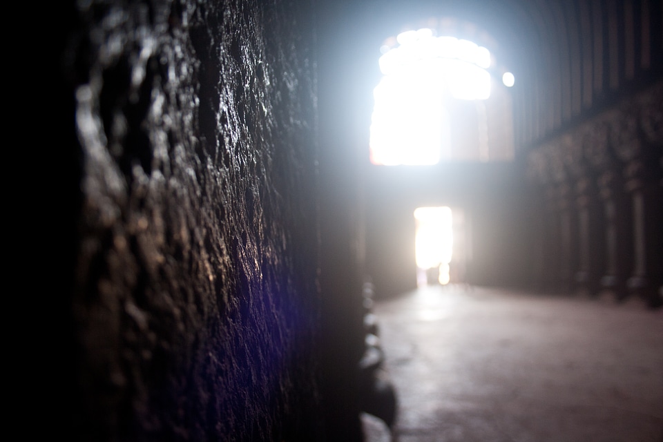 Light Coming Inside Caves
