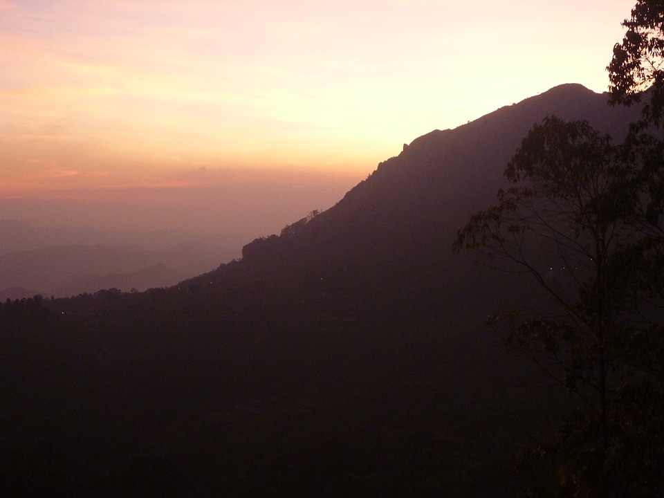 Sunrise Sunset View Mountain