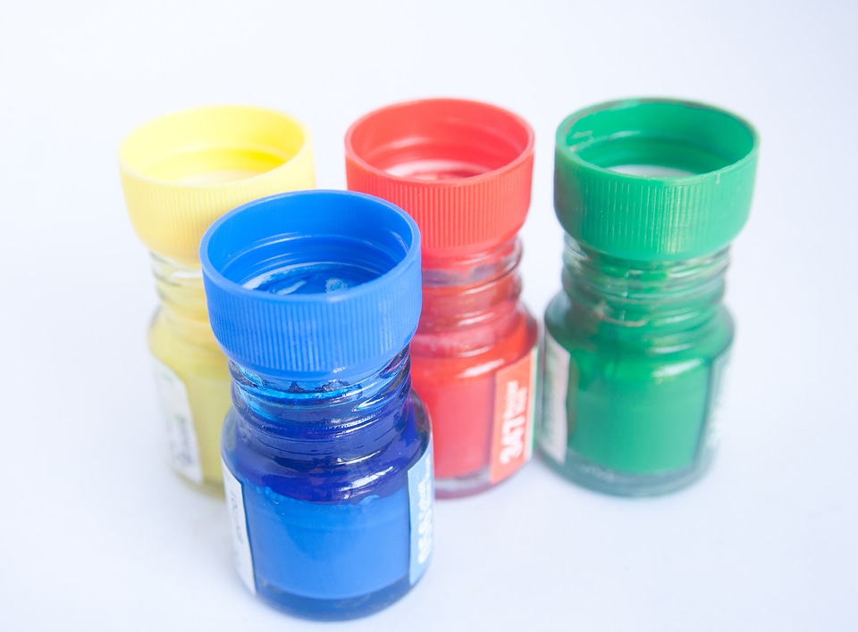Colored Paints Artist