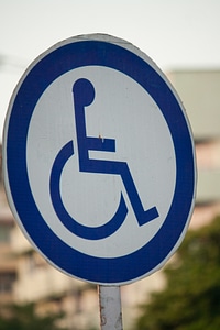 Handicapped Sign Wheel Chair photo
