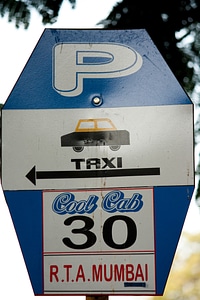 Taxi Stand Sign photo