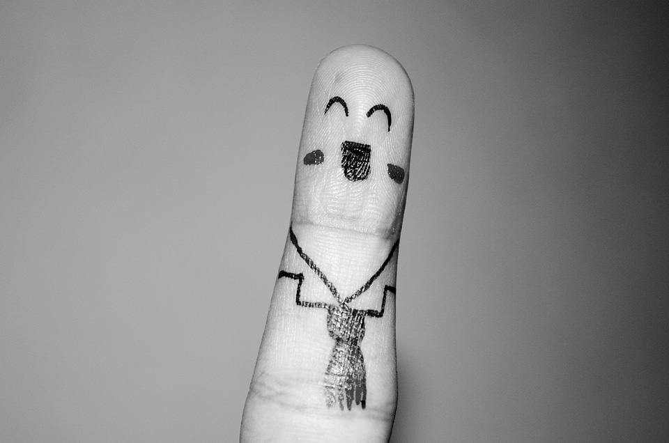 Happy Finger Smiley