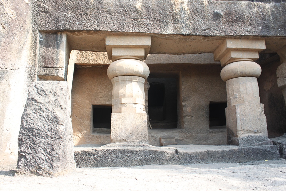 Pillars Old Cave Entrance