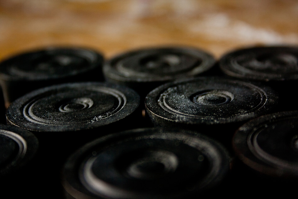 Black Carrom Coins
