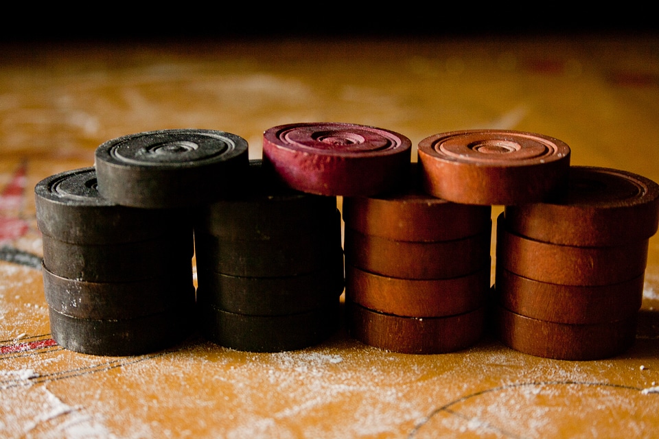 Piled Up Carrom Coins