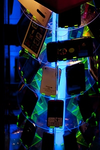 Mobile Phones On Display