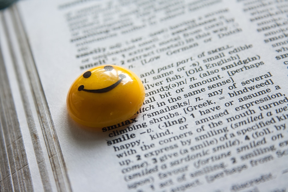 Yellow Smiley On Book