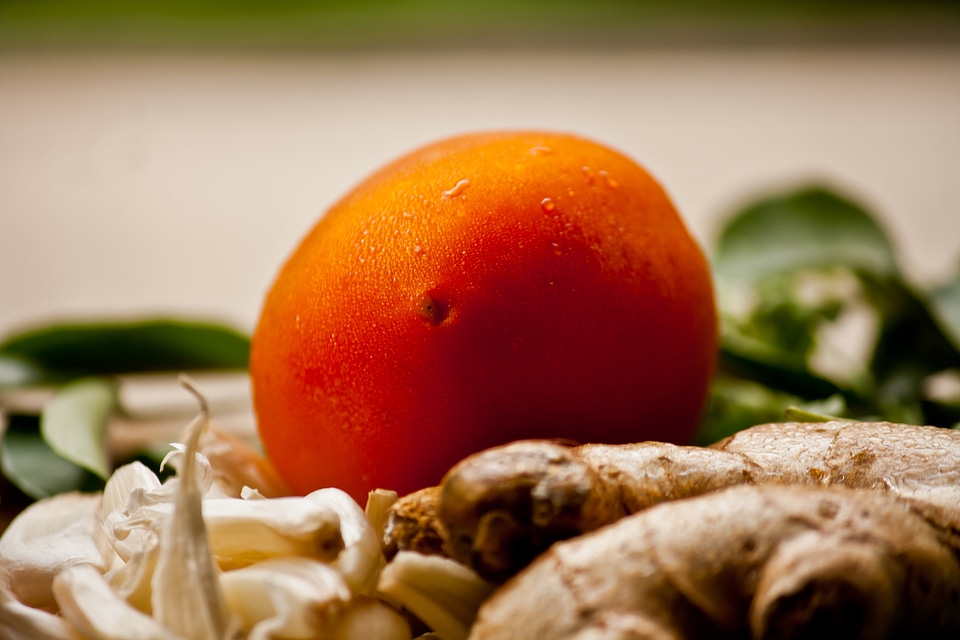 Tomato Closeup photo