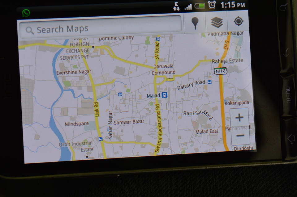 Maps On Mobile Phone