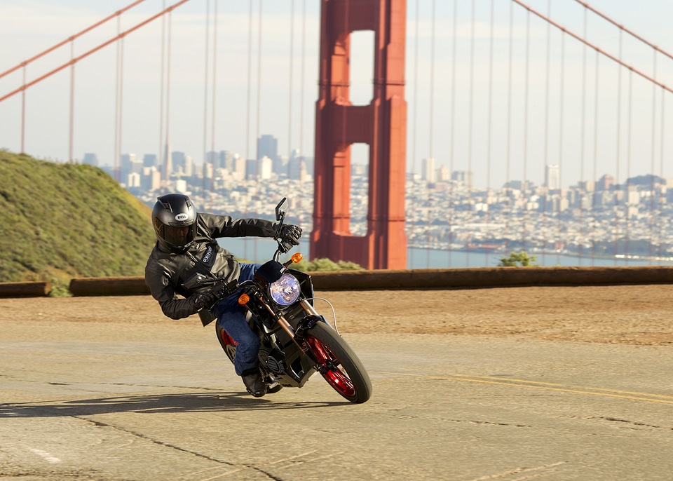 Stunt rider golden gate bridge