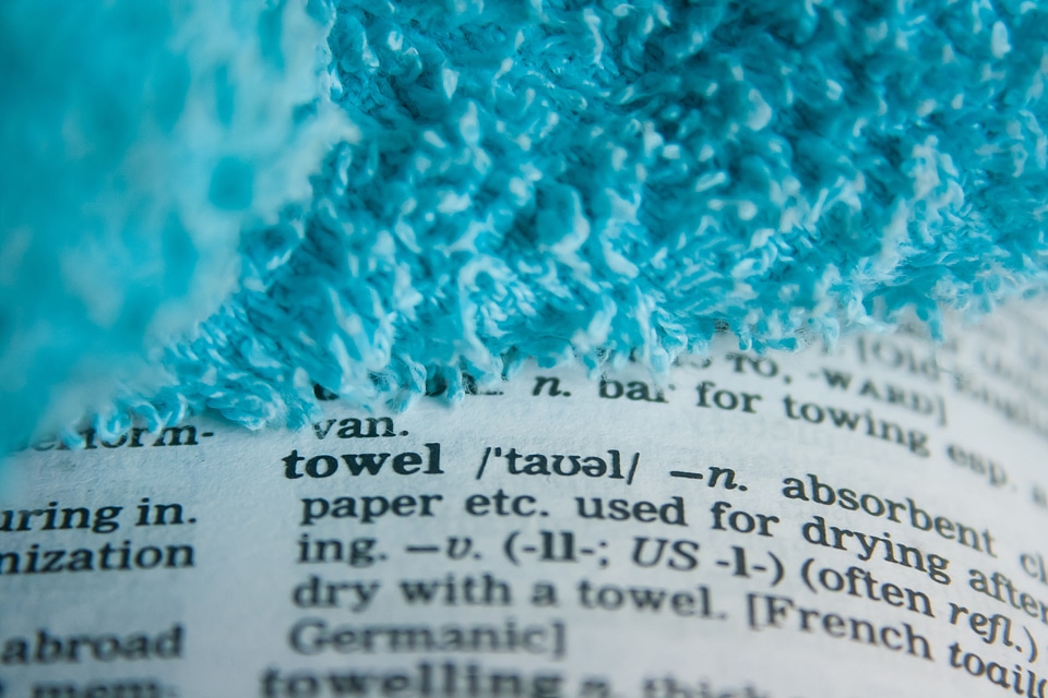 Towel Dictionary Word