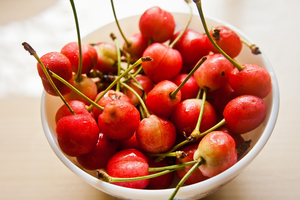 Bowl Of Cherry Fruit