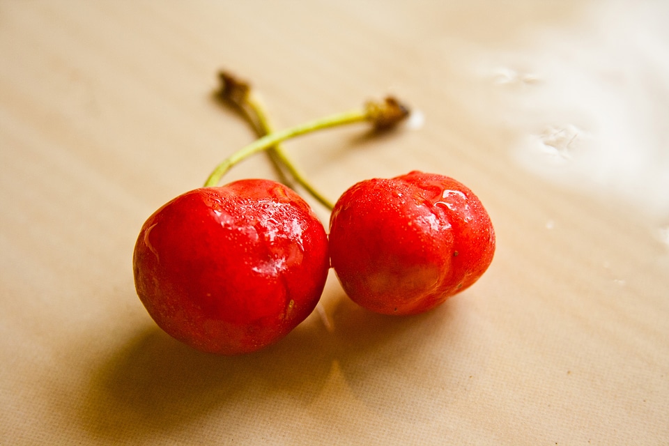 Cherries Food Fruits