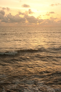 Sea Waves Sunset