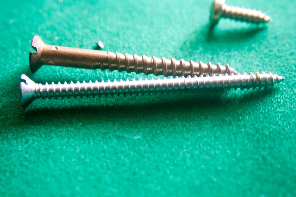 Different Tools Screws