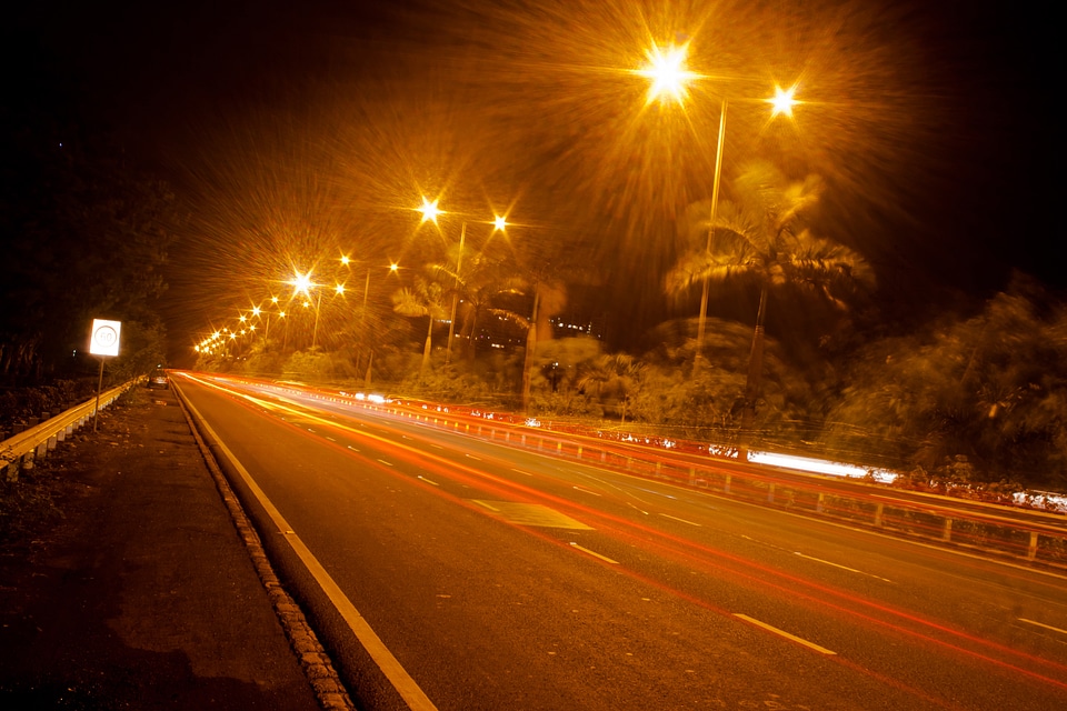 Traffic Lights Night