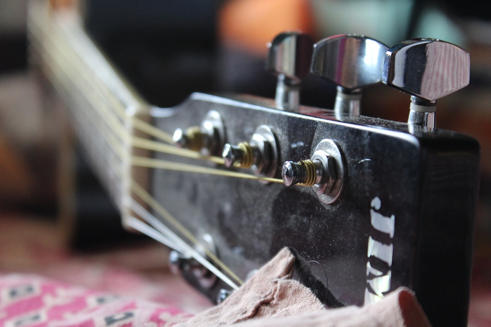Guitar Strings Close