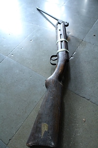 Vintage Rifle Loading photo