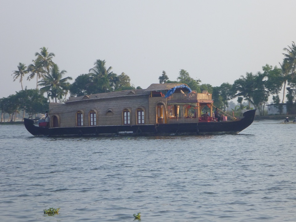 Houseboat Kerala Close View