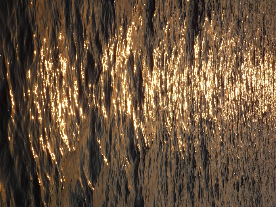 Sunset Sea Water